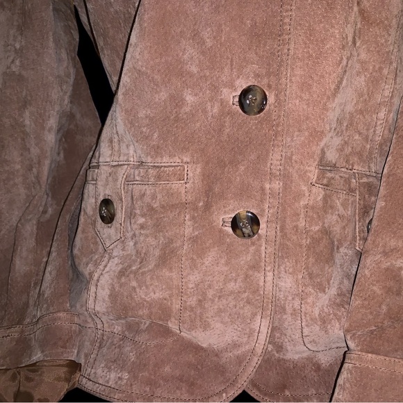 Y2K Vintage Tan Caramel Brown Genuine Leather Moto Jacket - Picture 10 of 13